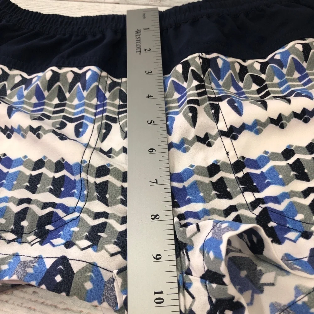 BCBGMAXAZRIA Teagan Larkspur Blue Combo Short XS